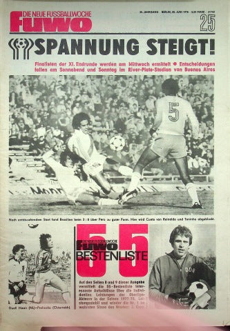 Fuwo Fussballwoche 25/1978