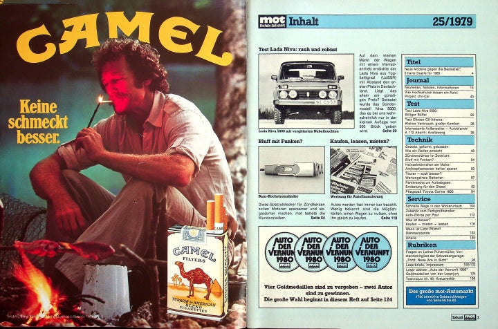Inhaltsverzeichnis MOT 25/1979