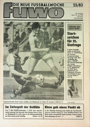 Fuwo Fussballwoche 25/1983