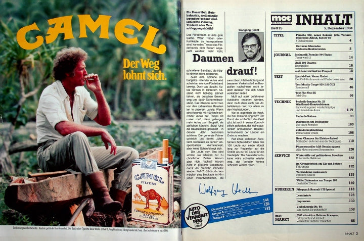 Inhaltsverzeichnis MOT 25/1984