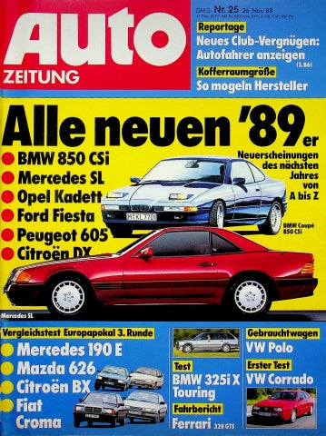 Autozeitung 25/1988