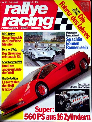 Rallye Racing 25/1988