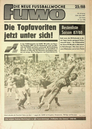 Fuwo Fussballwoche 25/1988