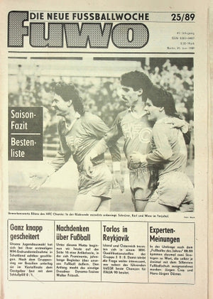 Fuwo Fussballwoche 25/1989