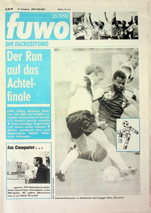 Fuwo Fussballwoche 25/1990