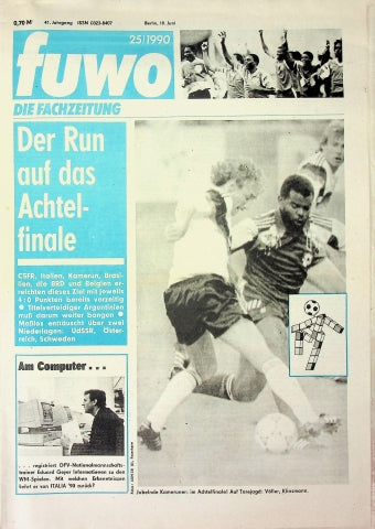 Fuwo Fussballwoche 25/1990