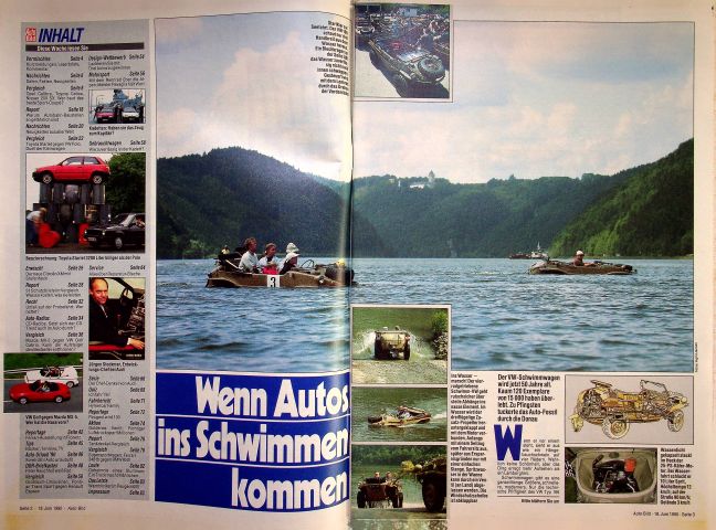 Inhaltsverzeichnis Auto Bild 25/1990