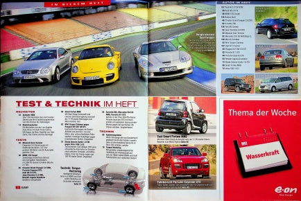 Inhaltsverzeichnis Auto Motor und Sport 25/2007