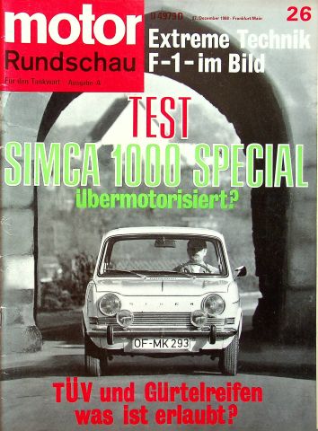 Motor Rundschau 26/1968