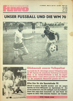 Fuwo Fussballwoche 26/1970