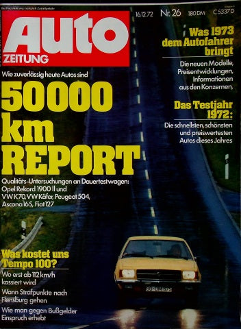 Autozeitung 26/1972
