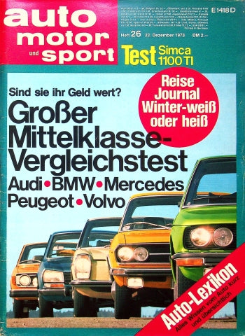 Auto Motor und Sport 26/1973
