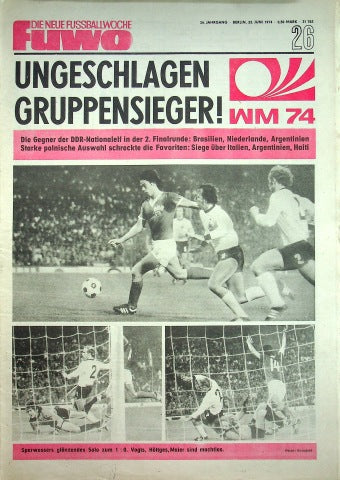 Fuwo Fussballwoche 26/1974