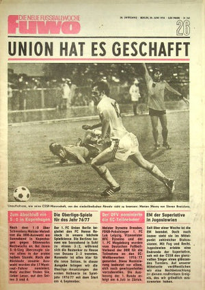 Fuwo Fussballwoche 26/1976