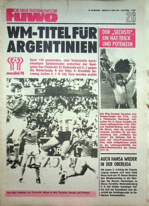 Fuwo Fussballwoche 26/1978