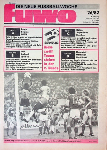 Fuwo Fussballwoche 26/1982
