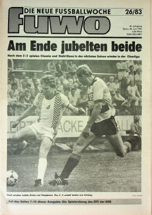 Fuwo Fussballwoche 26/1983