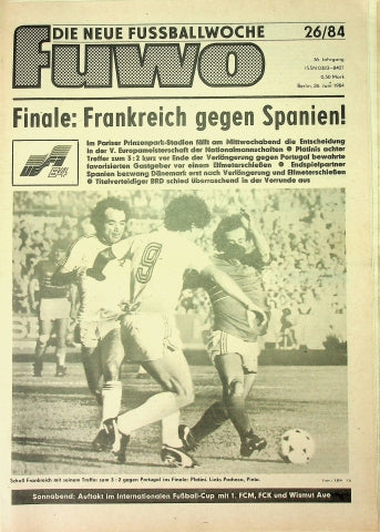 Fuwo Fussballwoche 26/1984