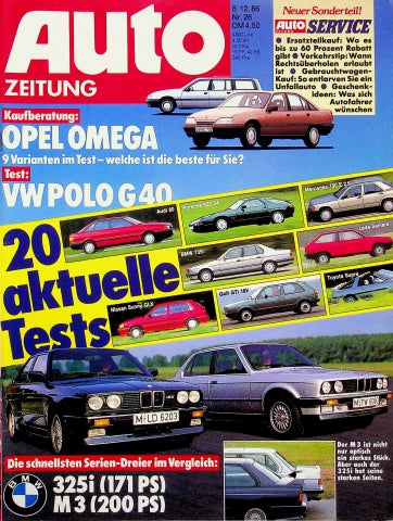 Autozeitung 26/1986