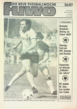 Fuwo Fussballwoche 26/1987