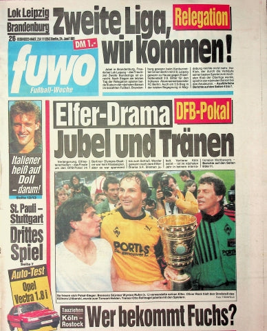 Fuwo Fussballwoche 26/1991