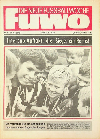 Fuwo Fussballwoche 27/1968