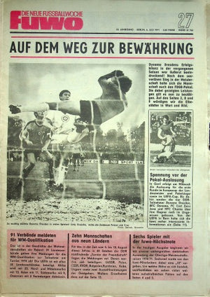 Fuwo Fussballwoche 27/1971