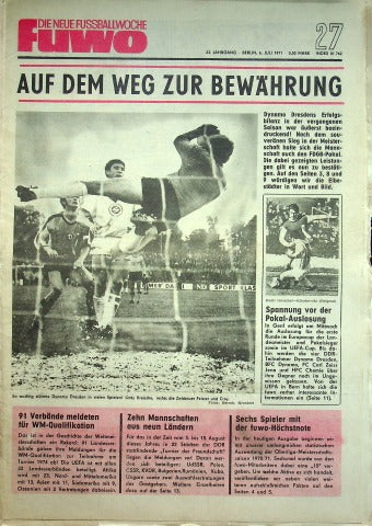 Fuwo Fussballwoche 27/1971