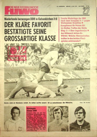 Fuwo Fussballwoche 27/1974