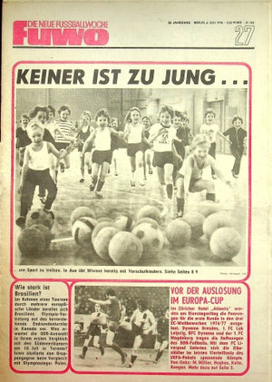 Fuwo Fussballwoche 27/1976
