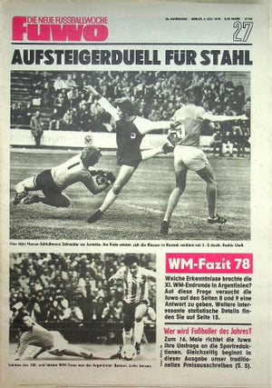 Fuwo Fussballwoche 27/1978