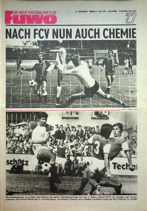 Fuwo Fussballwoche 27/1979