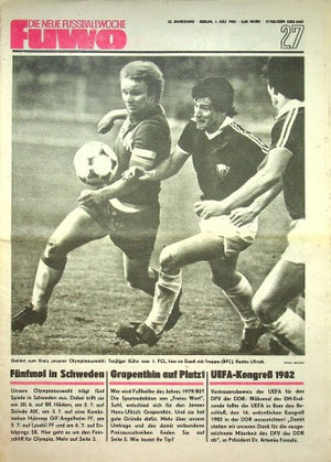 Fuwo Fussballwoche 27/1980