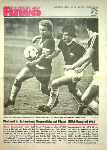 Fuwo Fussballwoche 27/1980
