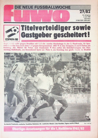 Fuwo Fussballwoche 27/1982