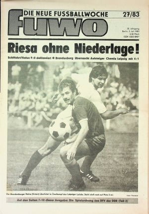 Fuwo Fussballwoche 27/1983