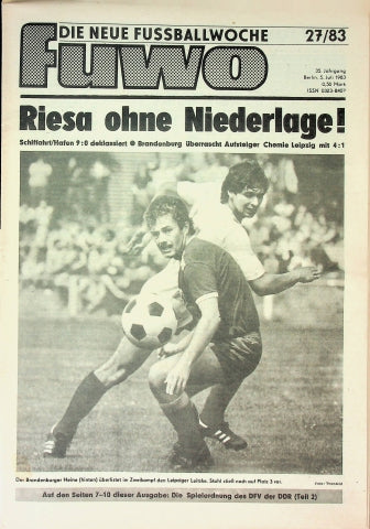 Fuwo Fussballwoche 27/1983