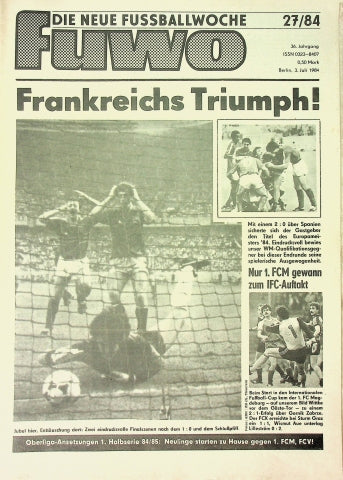 Fuwo Fussballwoche 27/1984