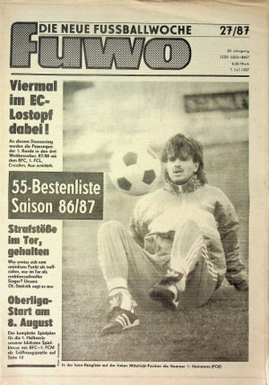 Fuwo Fussballwoche 27/1987