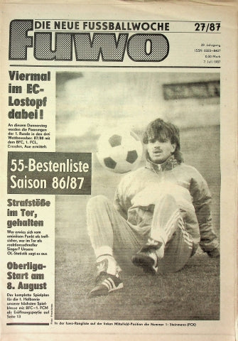 Fuwo Fussballwoche 27/1987