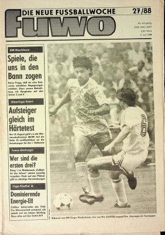Fuwo Fussballwoche 27/1988