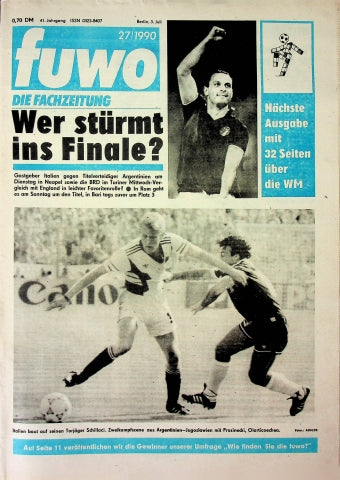 Fuwo Fussballwoche 27/1990