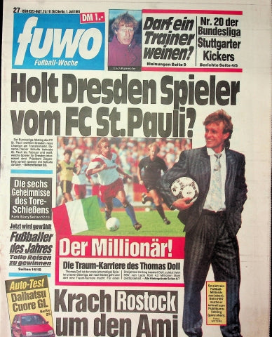 Fuwo Fussballwoche 27/1991