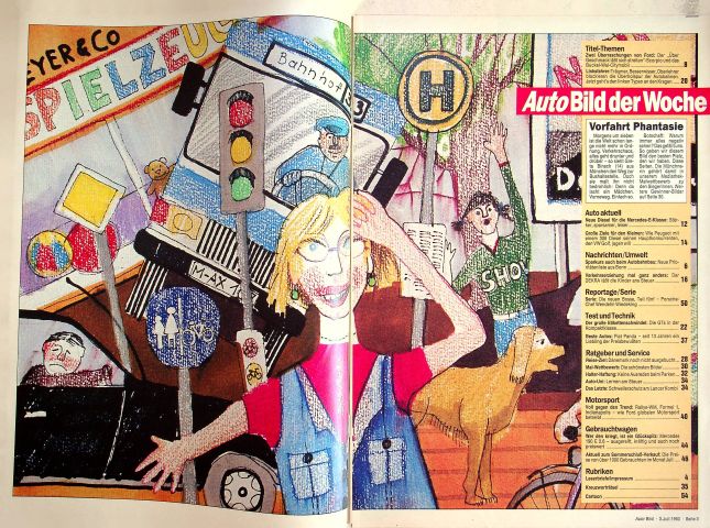 Inhaltsverzeichnis Auto Bild 27/1993