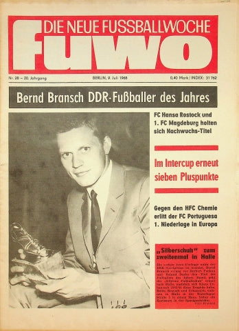 Fuwo Fussballwoche 28/1968