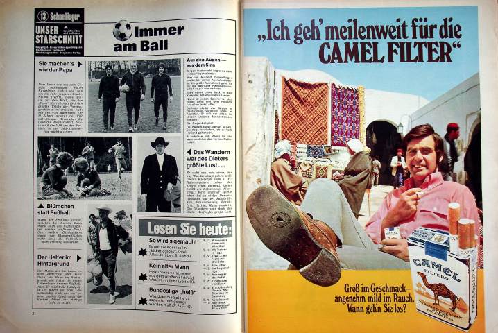 Inhaltsverzeichnis Kicker 28/1971