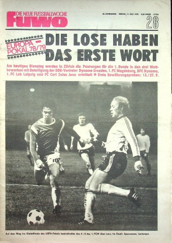 Fuwo Fussballwoche 28/1978