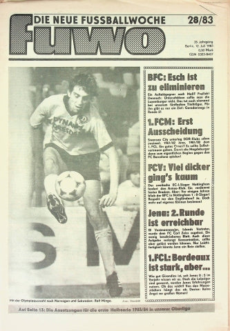 Fuwo Fussballwoche 28/1983