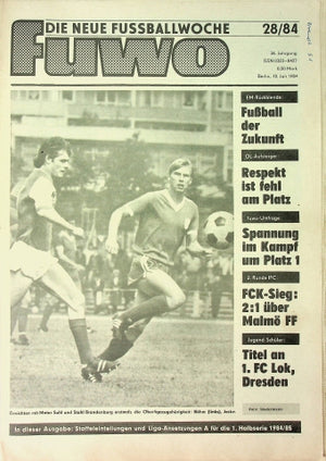 Fuwo Fussballwoche 28/1984
