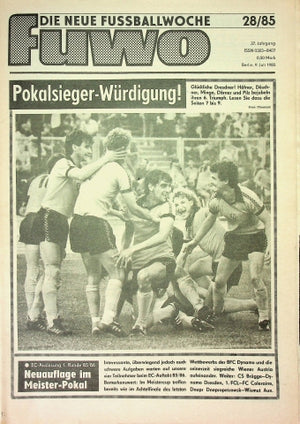 Fuwo Fussballwoche 28/1985